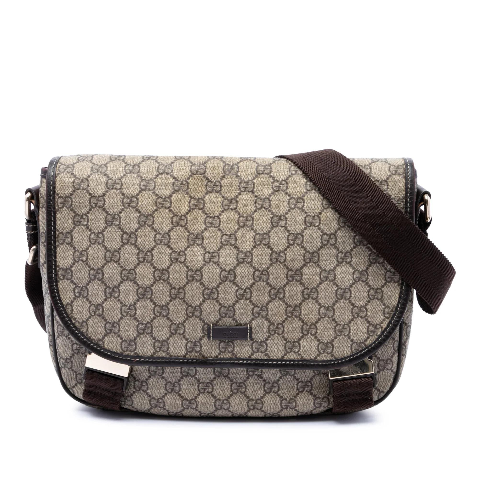 Gucci B leather crossbody bag