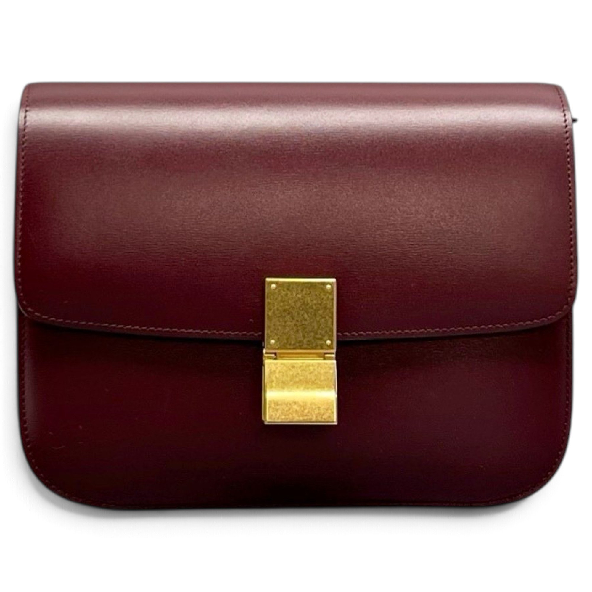 Classic leather crossbody bag
