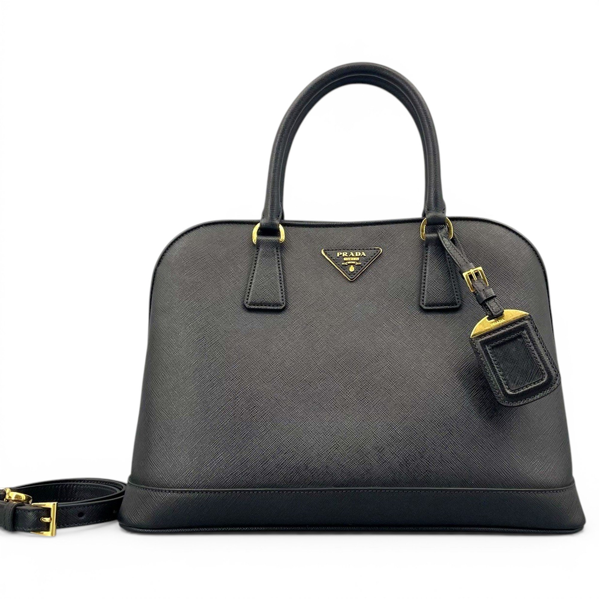 Promenade leather handbag