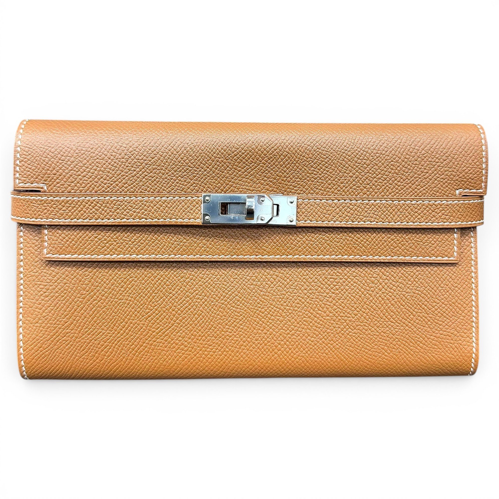 Kelly to go leather clutch bag