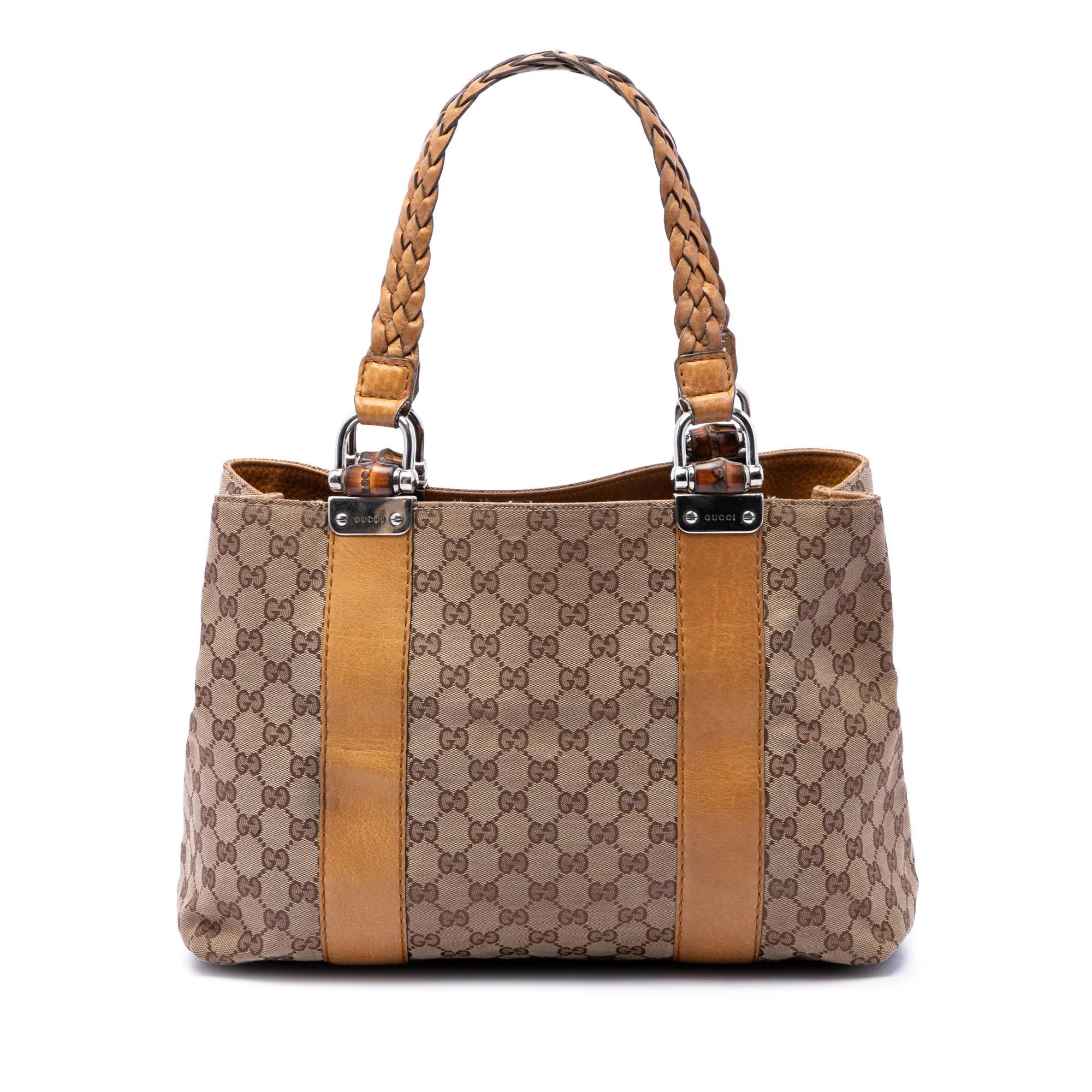 Bamboo leather tote