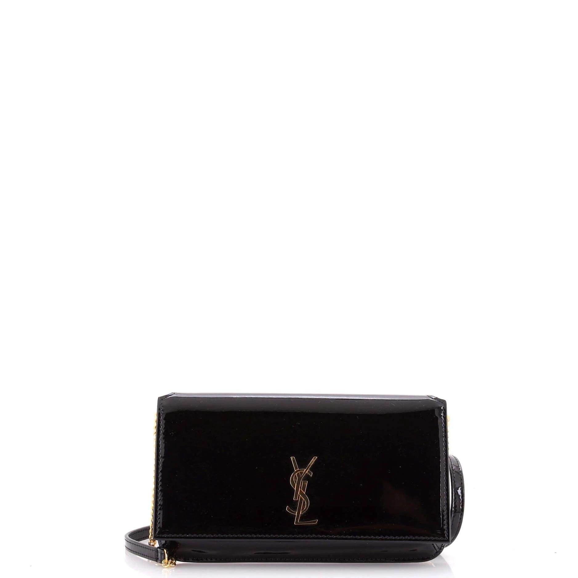 Patent leather crossbody bag