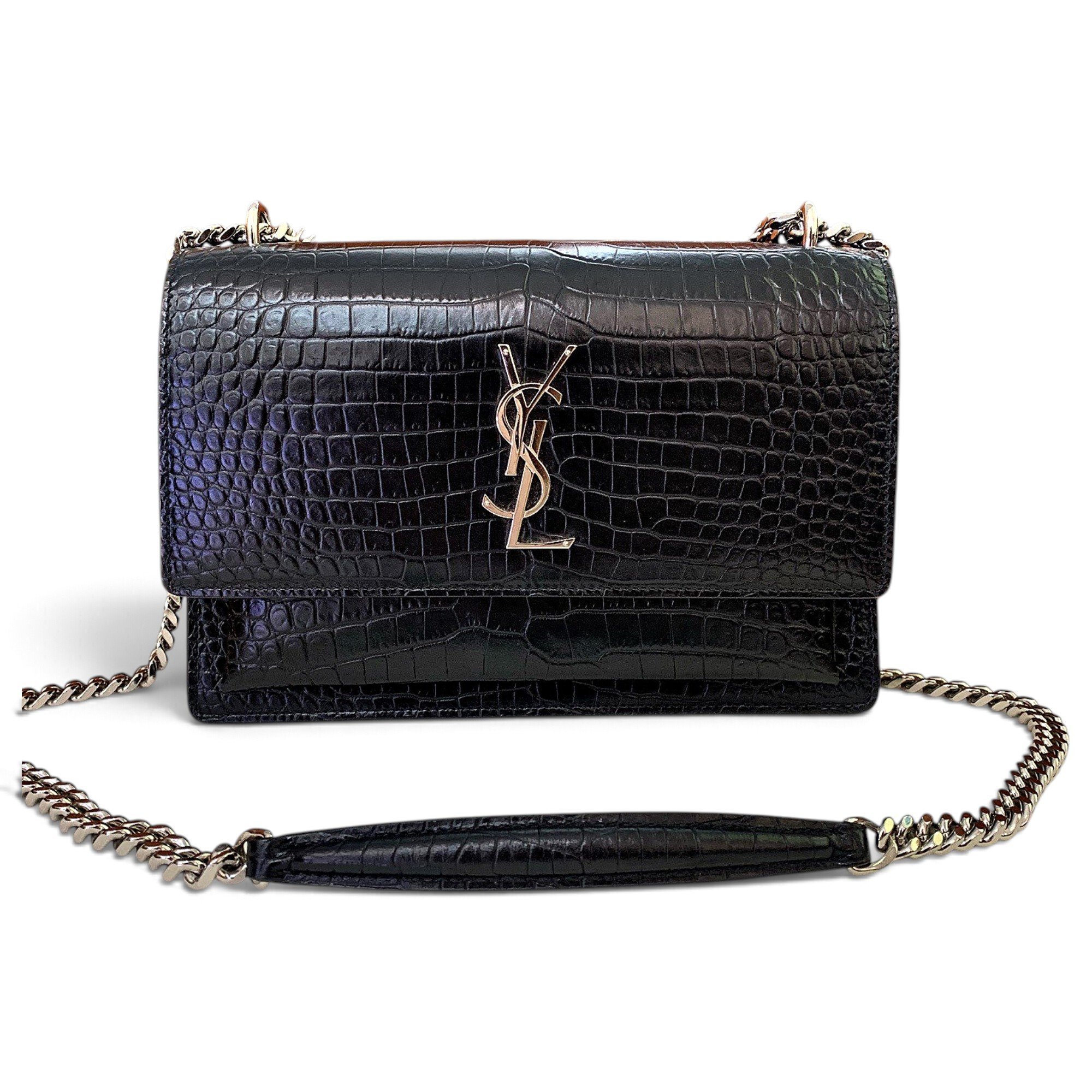 Sunset leather handbag