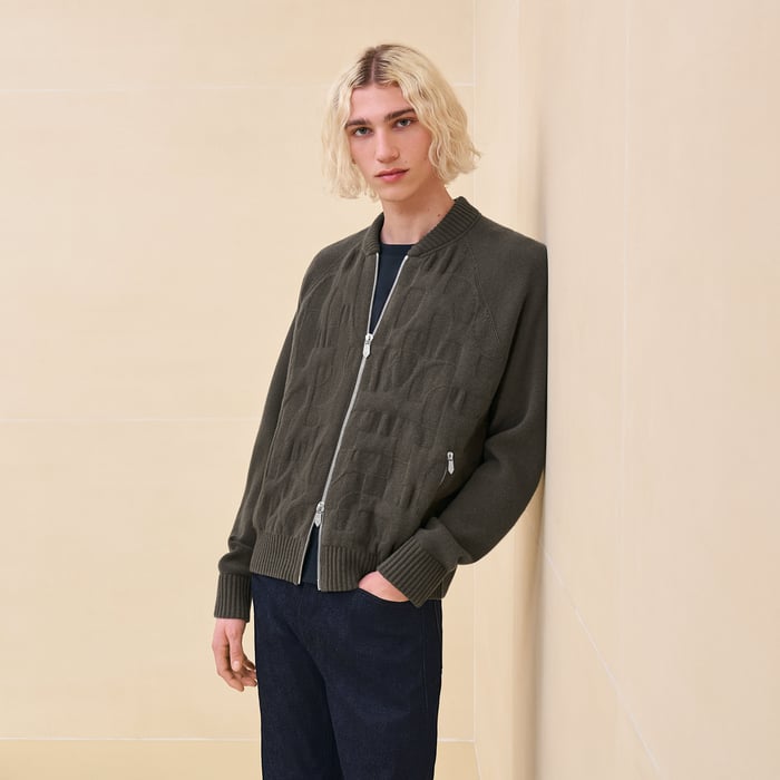 Basalte "Maillon Puzzle 3d" Zipped Jacket
