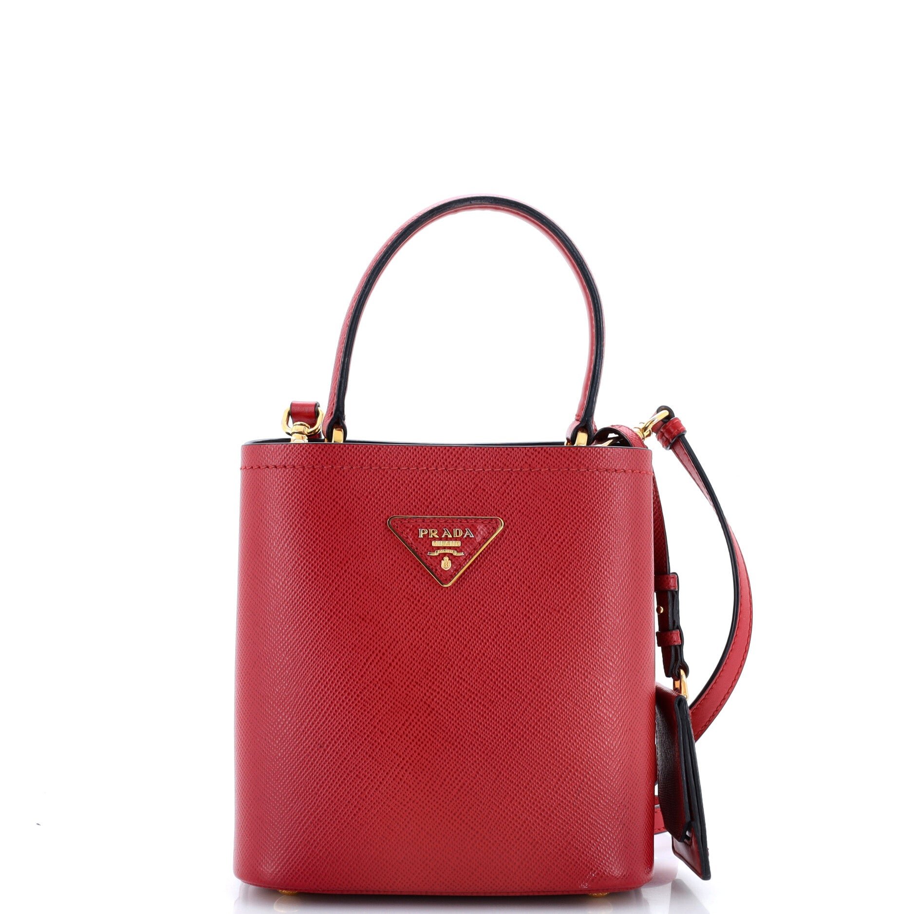 Panier Bucket Bag Saffiano Leather Small
