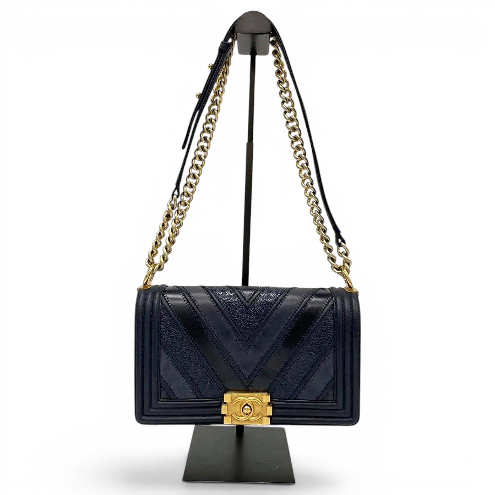 Boy leather crossbody bag