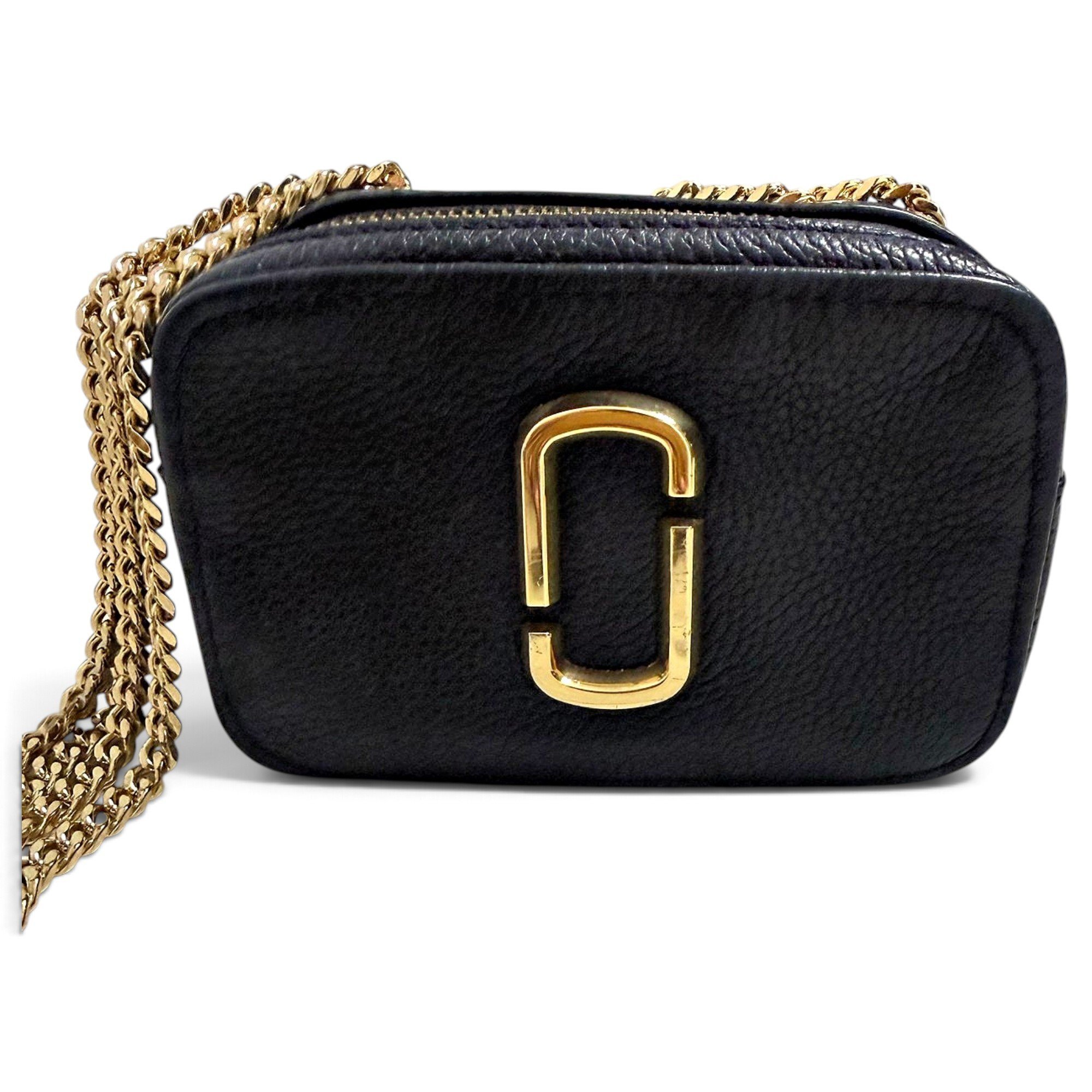 Snapshot leather crossbody bag