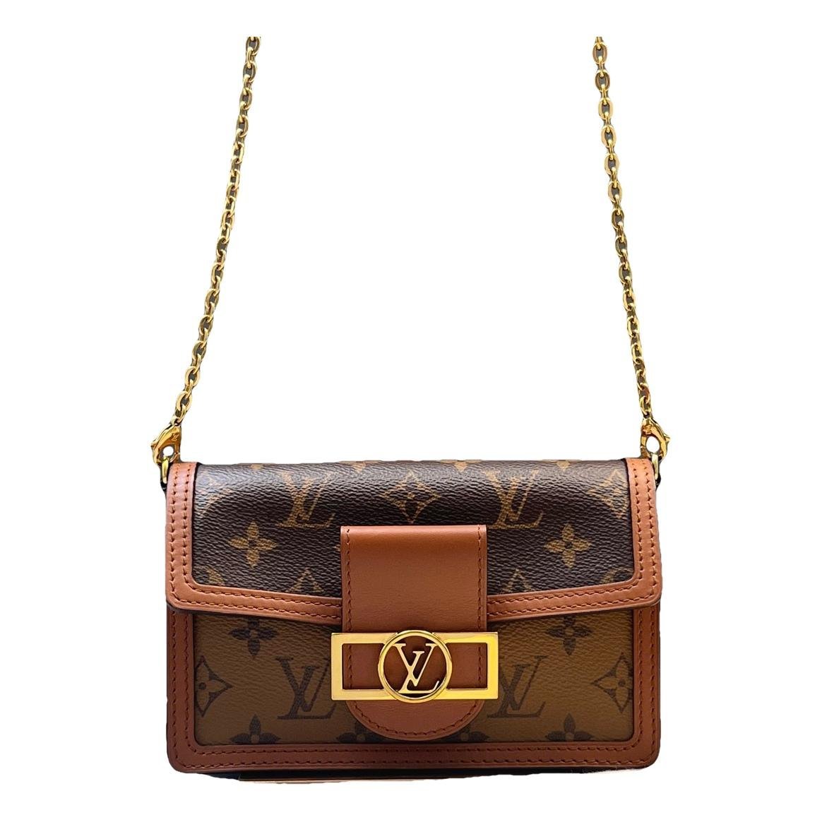 Dauphine leather handbag
