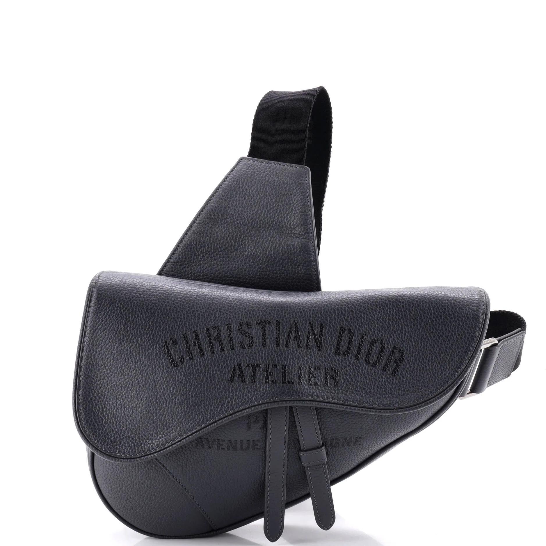 Leather crossbody bag