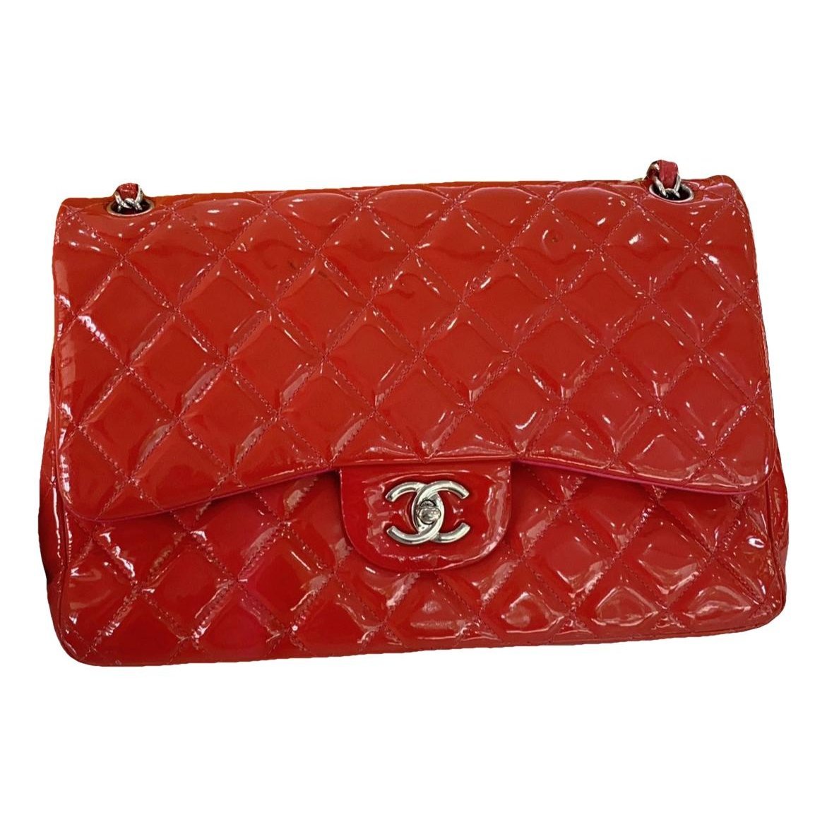Timeless/Classique patent leather handbag