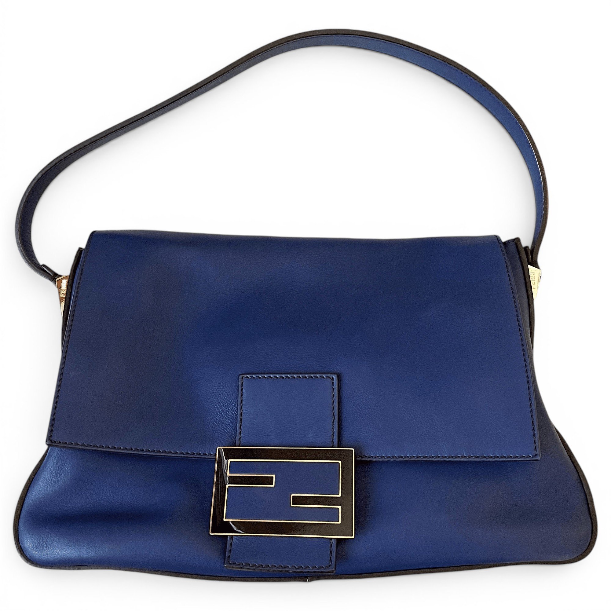 Baguette leather handbag
