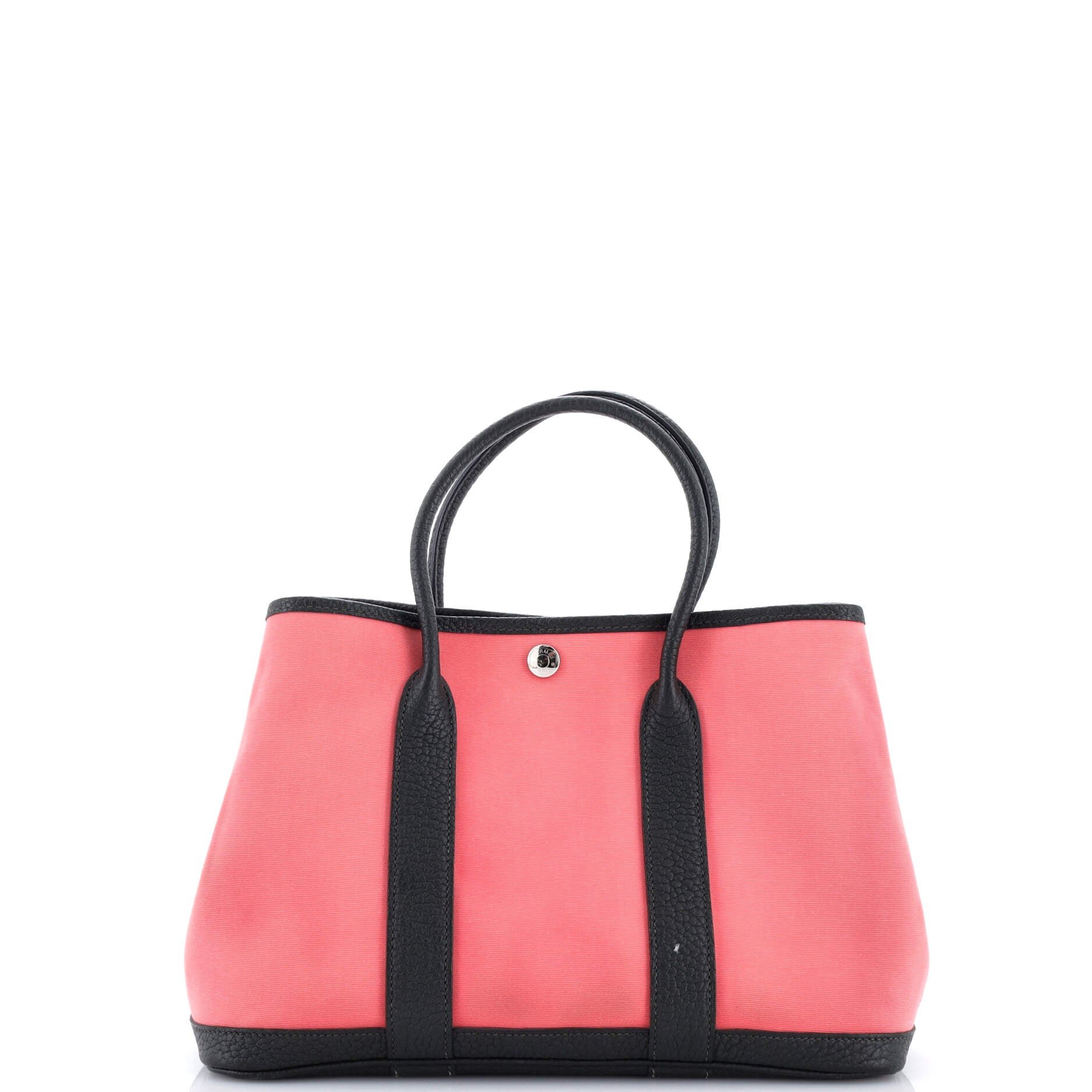 Hermes Garden Party Tote Toile and Leather 30