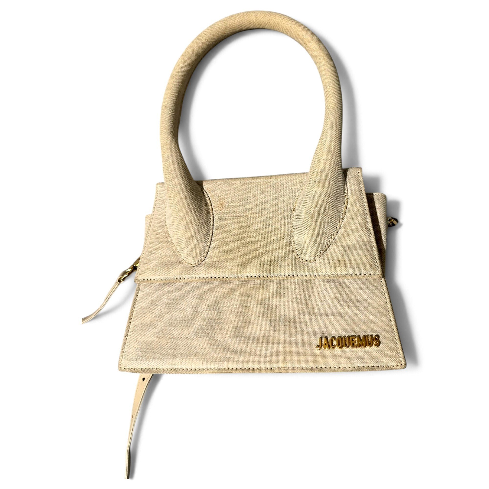 Le Chiquito Moyen linen handbag