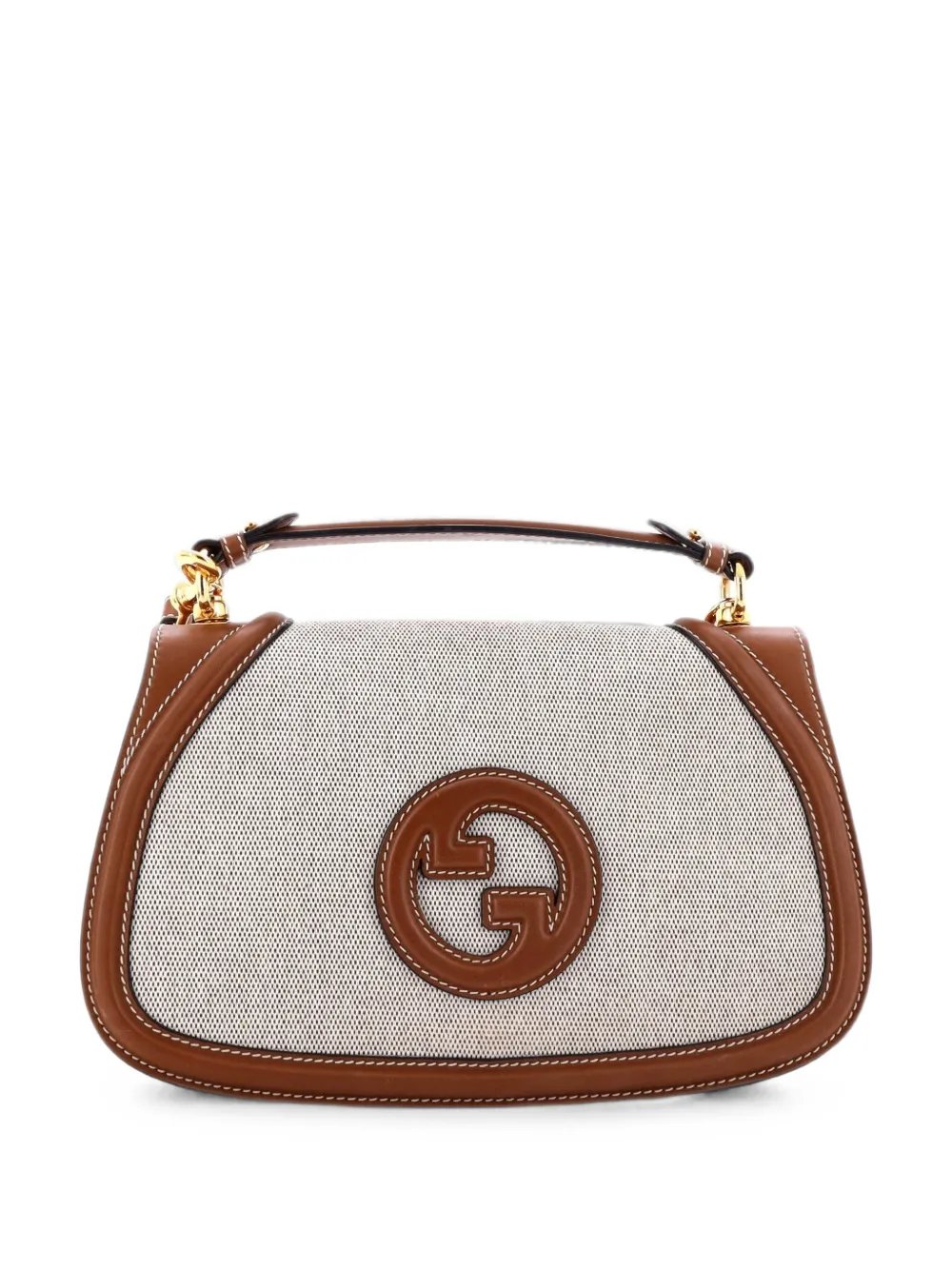 Blondie NM Top Handle Bag Canvas with Leather Medium shoulder bag