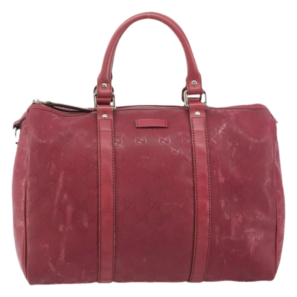 Boston leather bowling bag