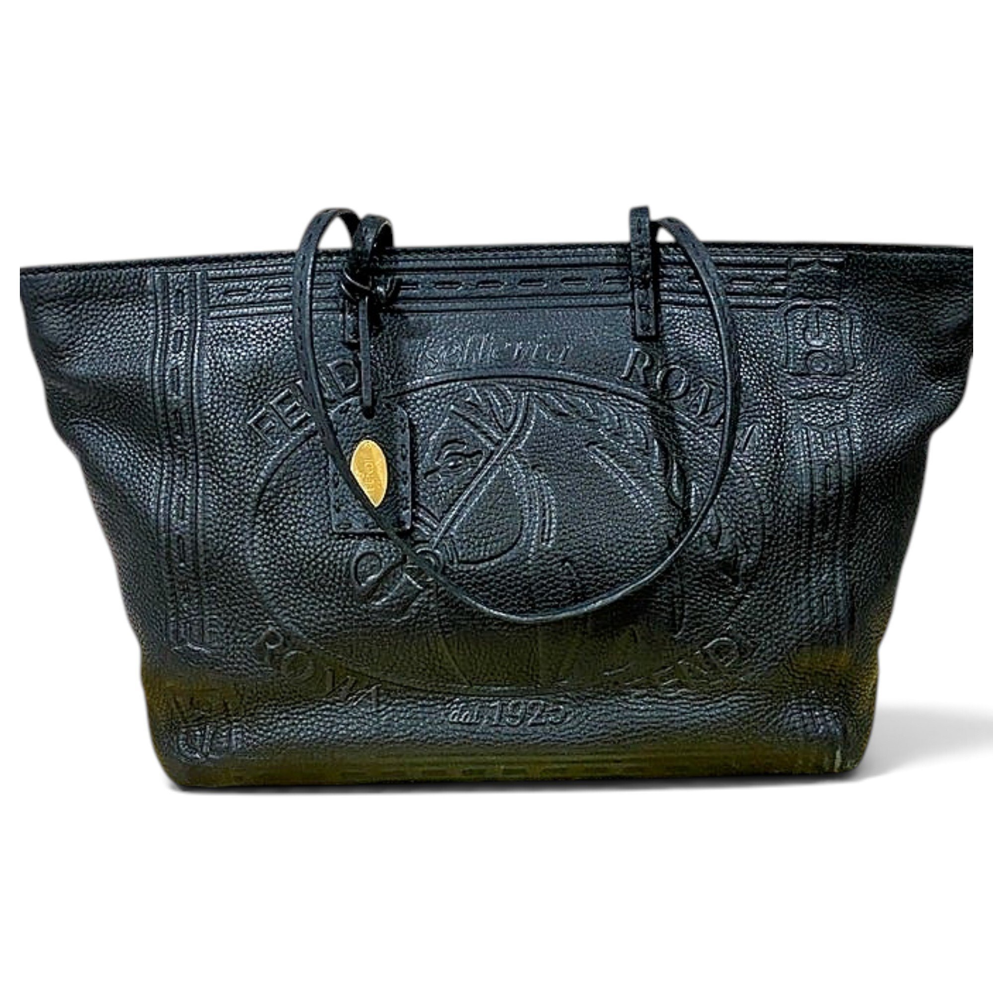 Leather tote