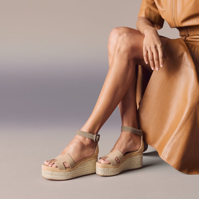 Beige Camel Elda Espadrille