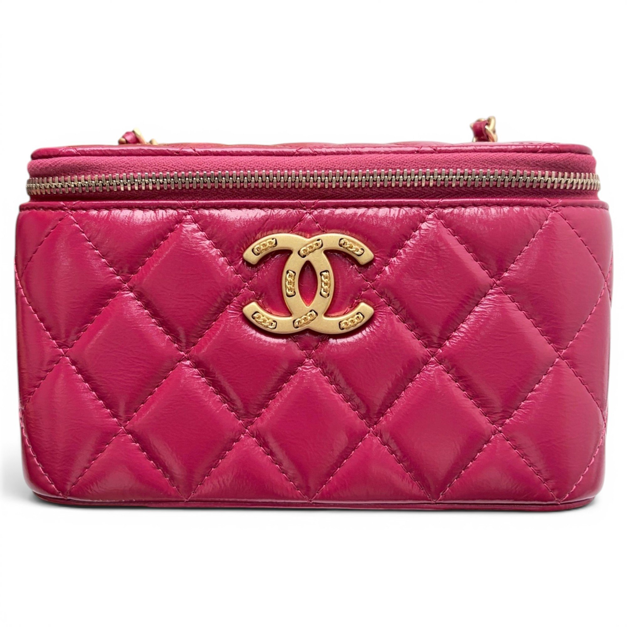 Trendy CC Vanity leather handbag