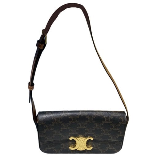 Triomphe leather handbag