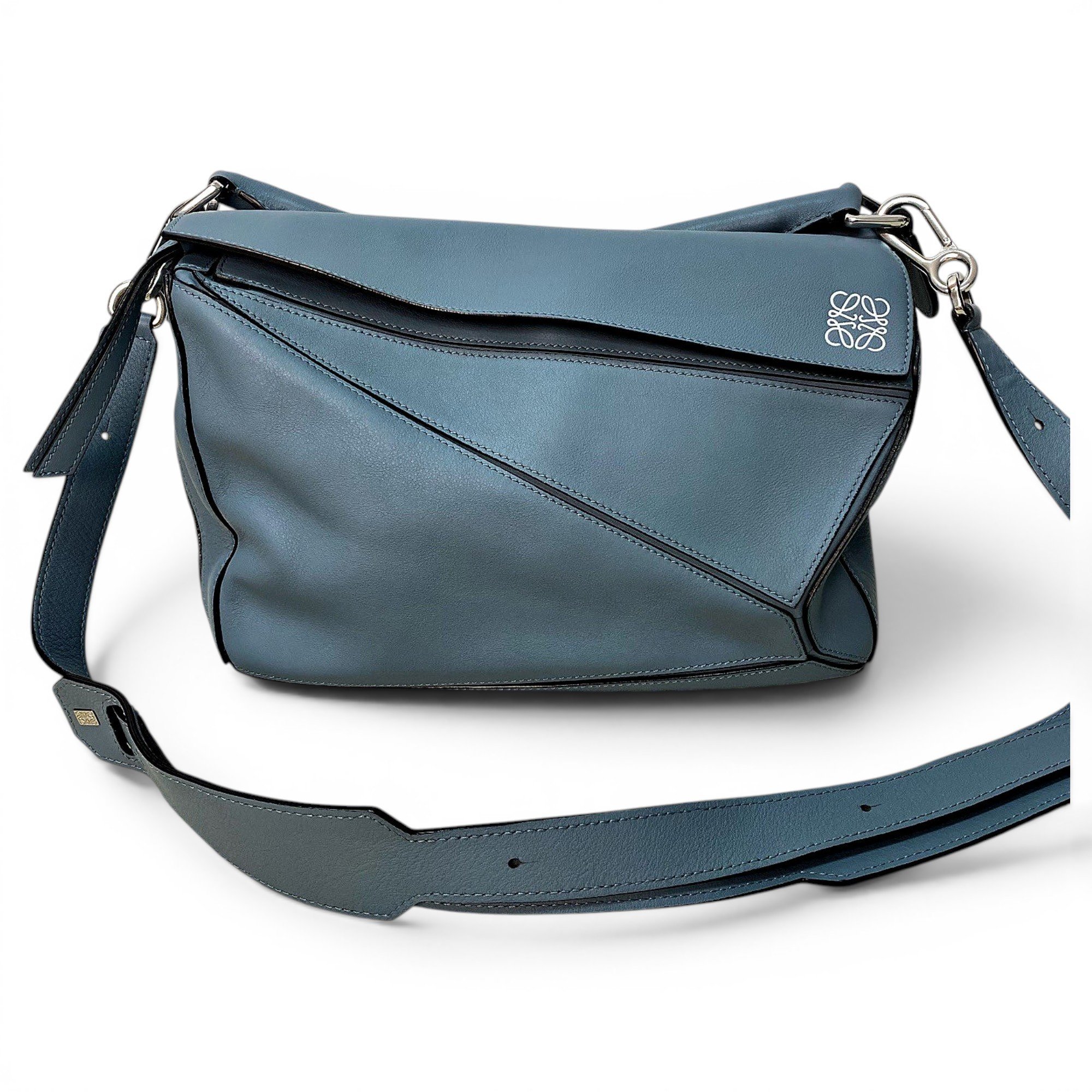 Puzzle pony-style calfskin handbag