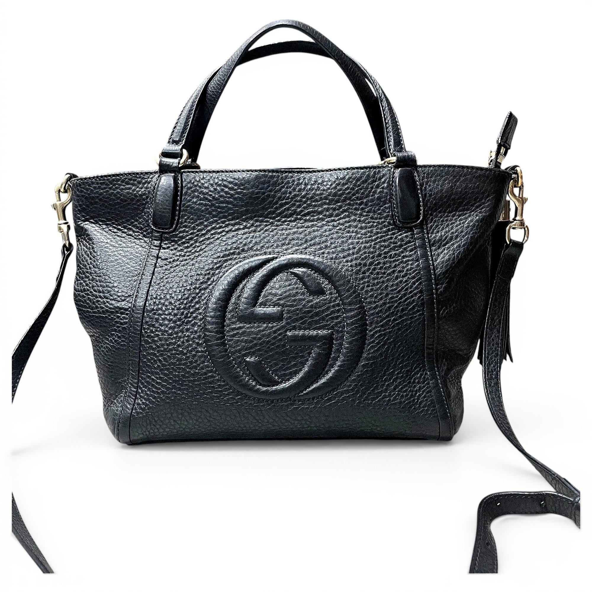 Soho Top Handle leather handbag