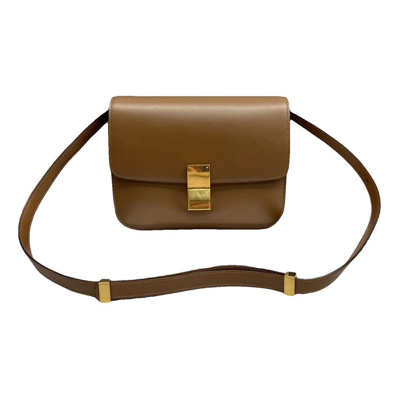 Classic leather crossbody bag