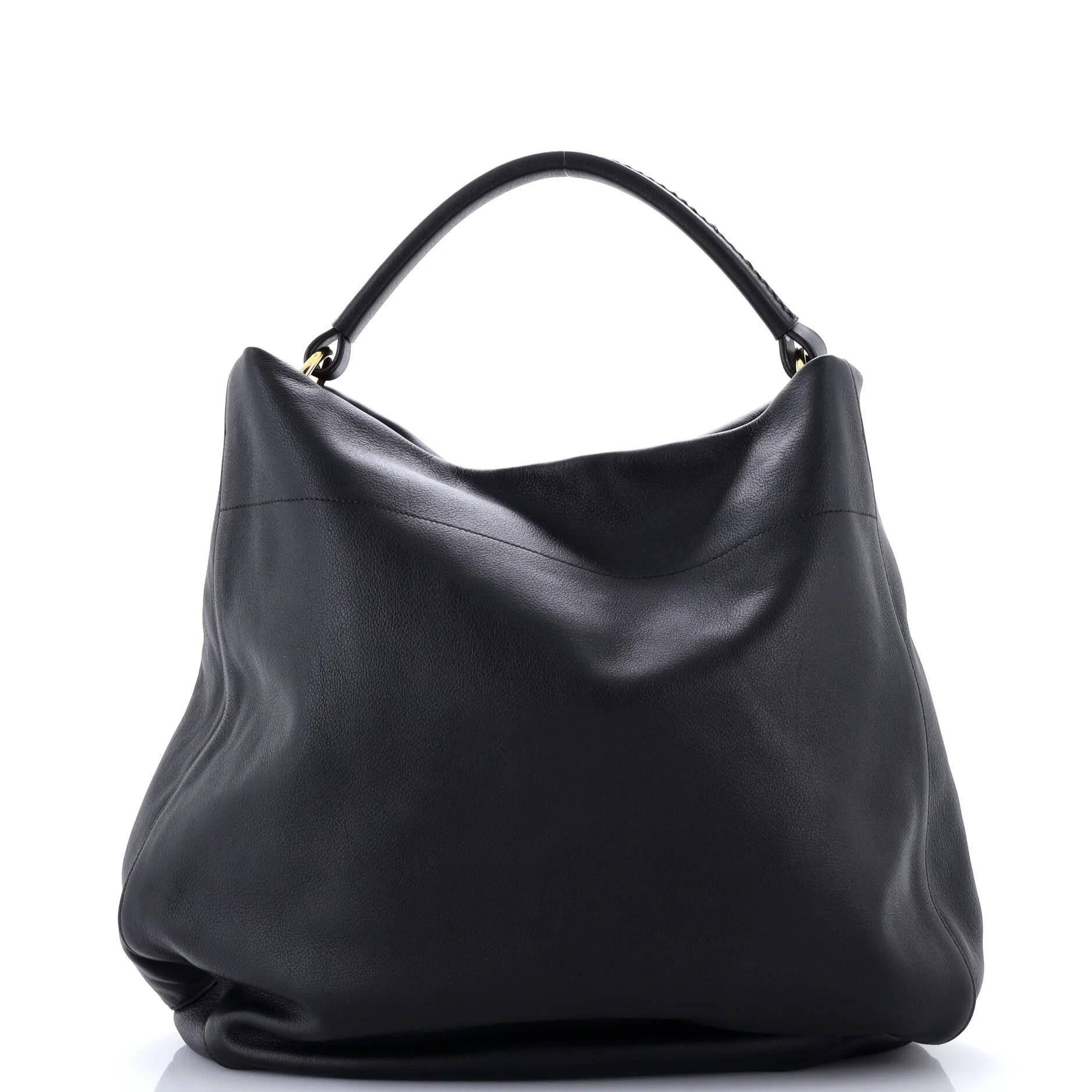 Leather handbag