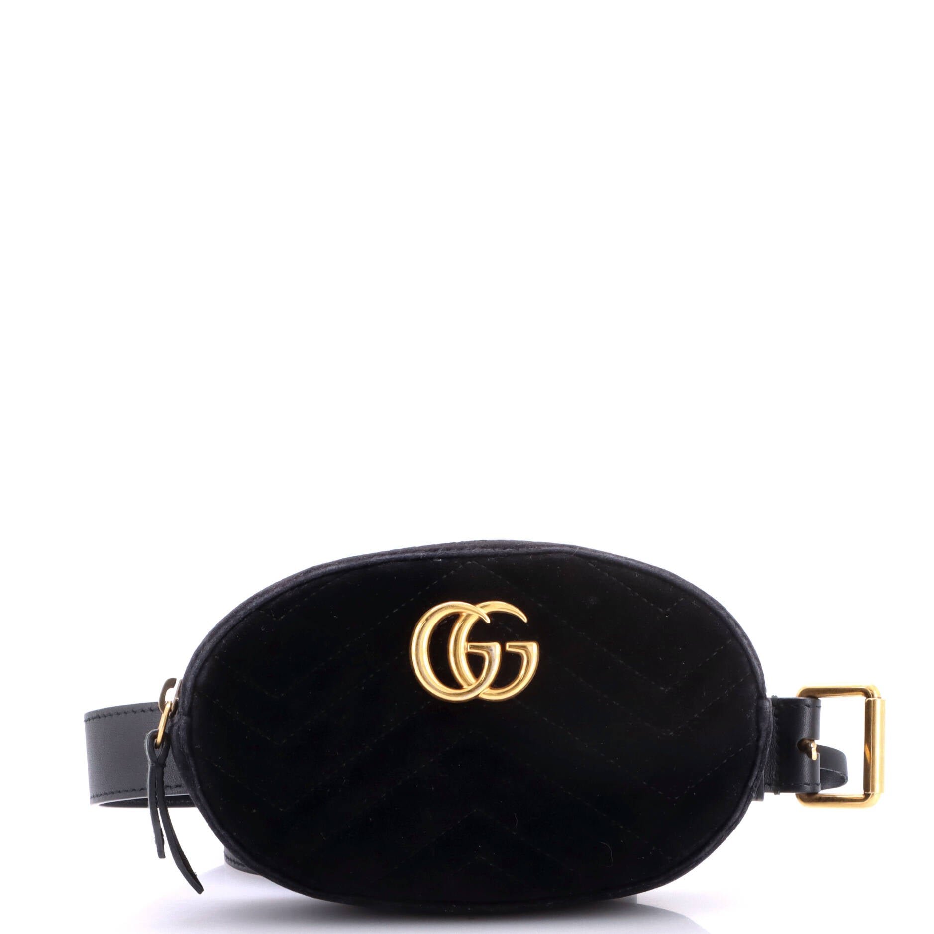 GG Marmont Belt Bag Matelasse Velvet