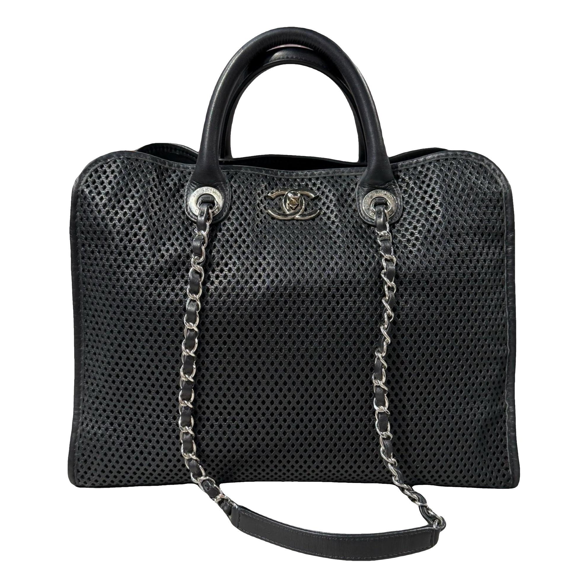 Petite Shopping Tote leather bag