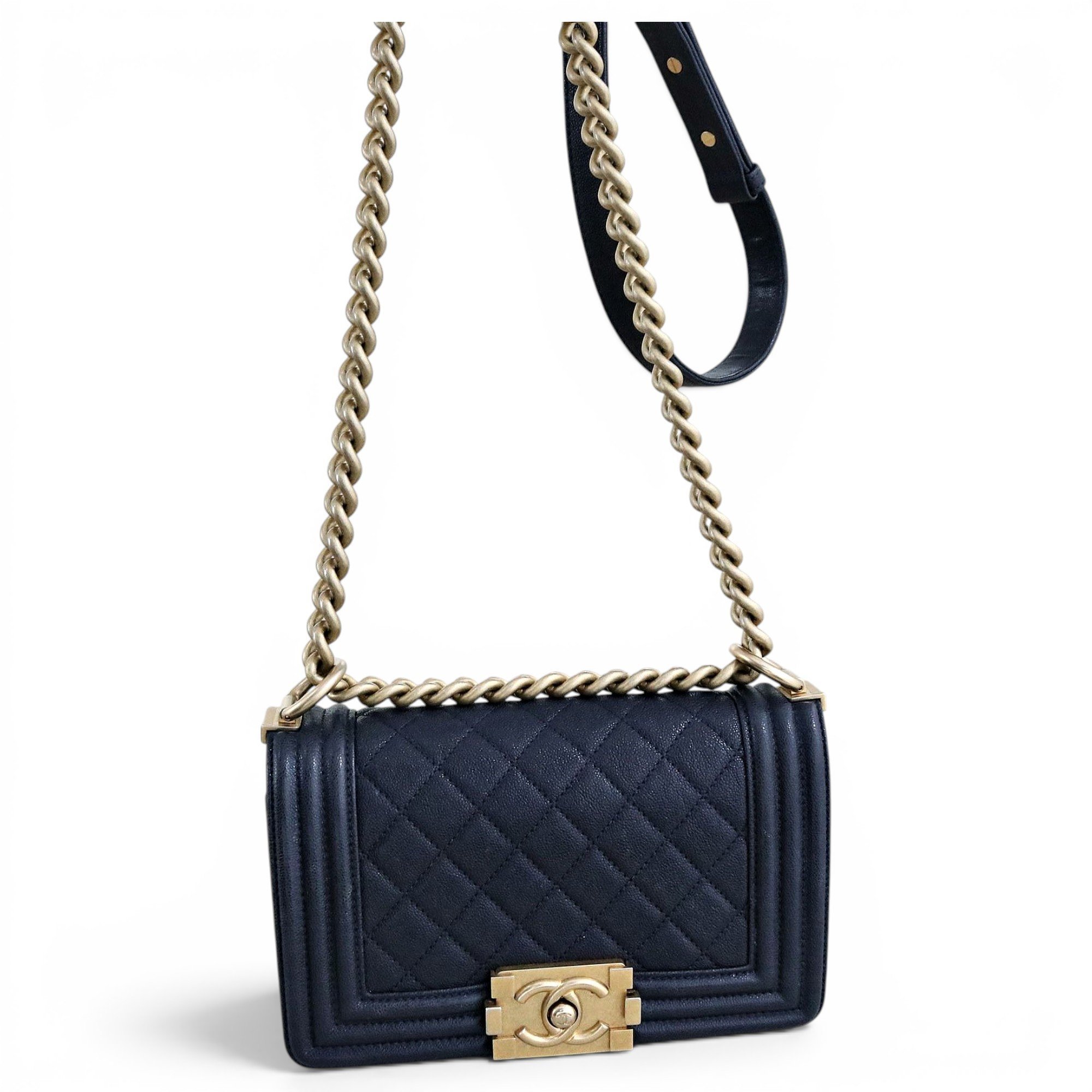 Boy leather handbag