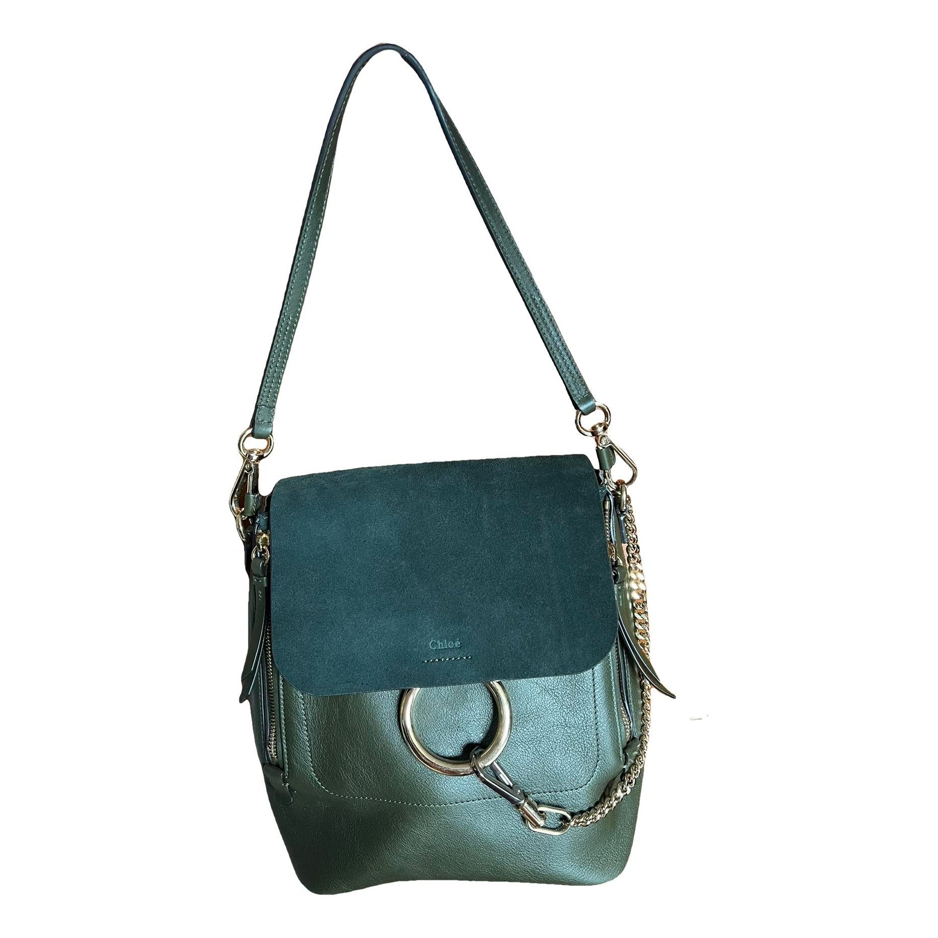 Faye leather backpack