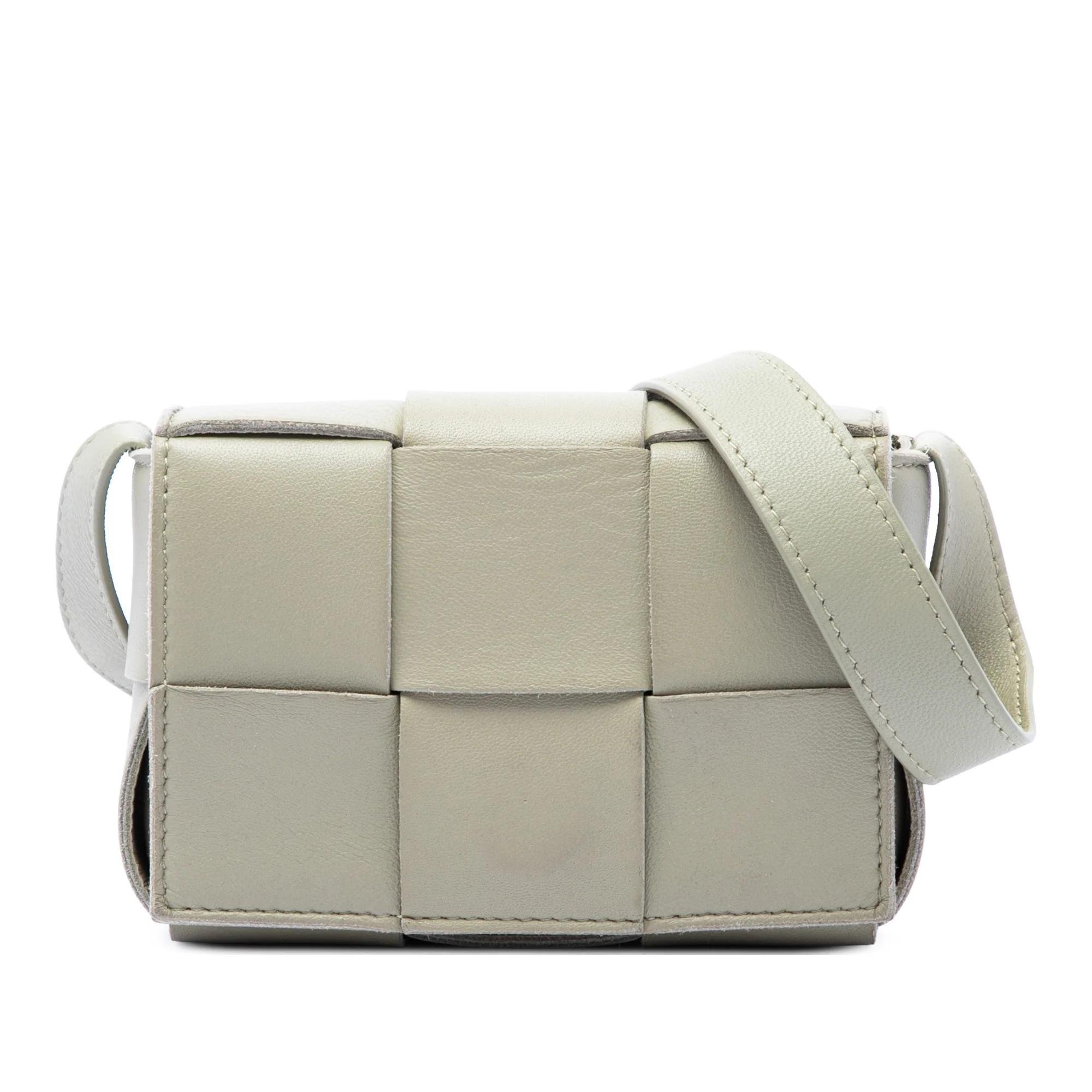 Cassette leather crossbody bag