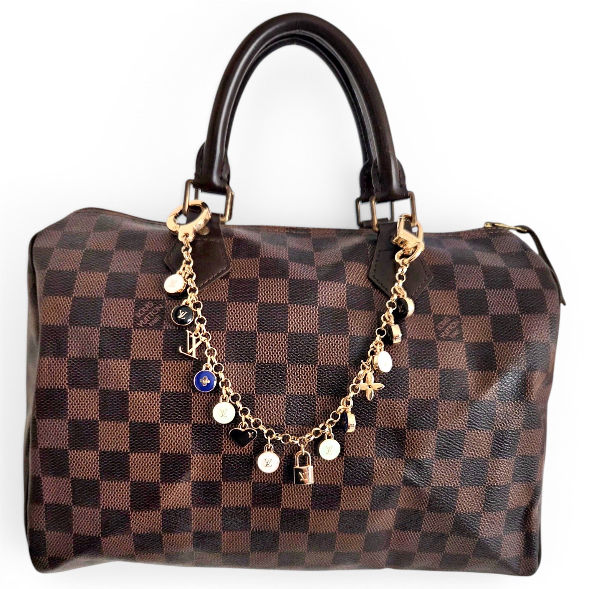 Speedy leather handbag