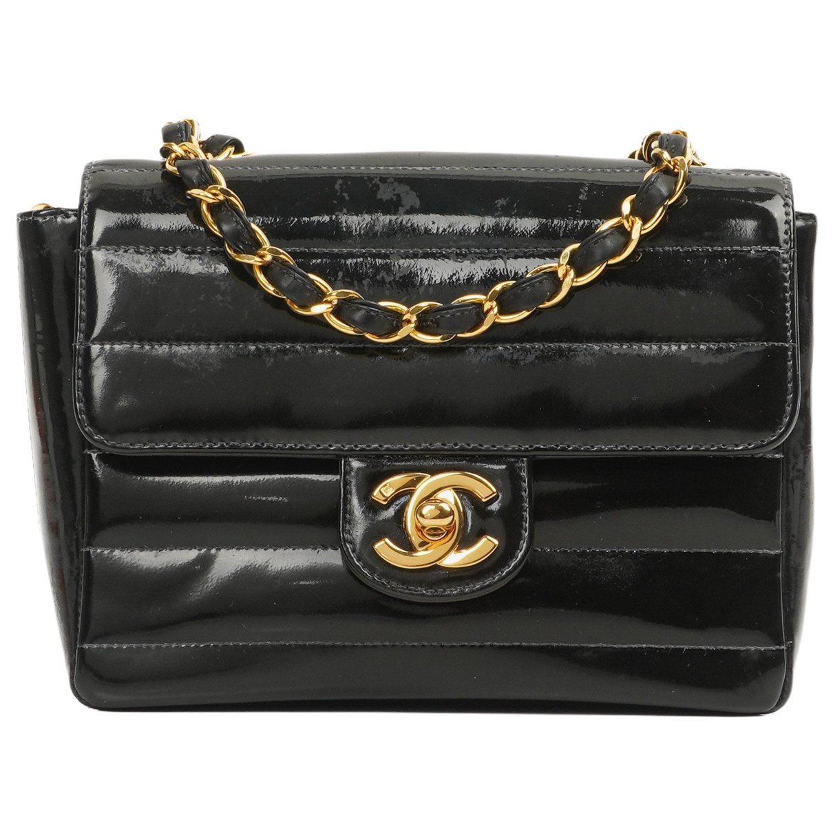 Timeless/Classique patent leather handbag