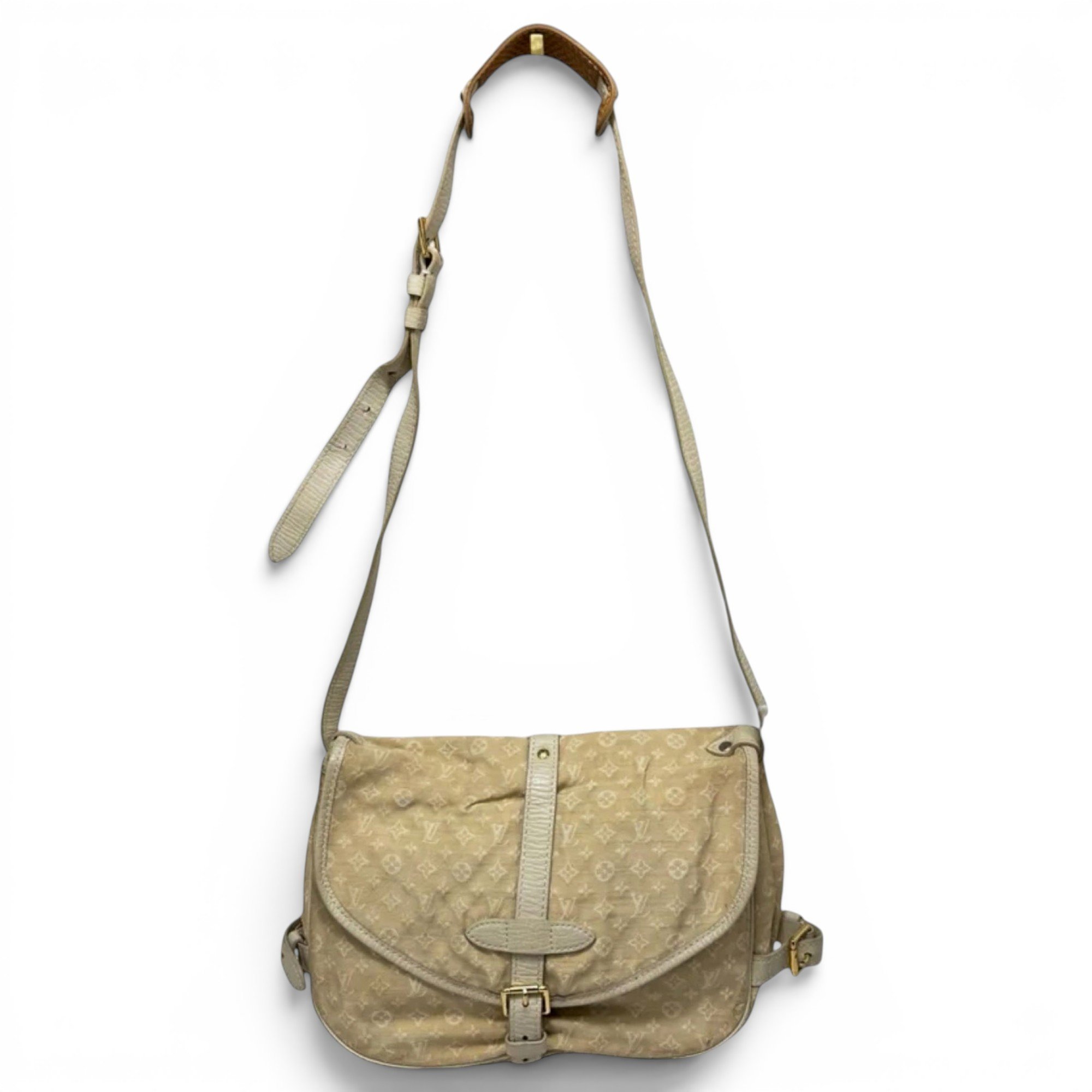 Louis Vuitton Saumur linen crossbody bag