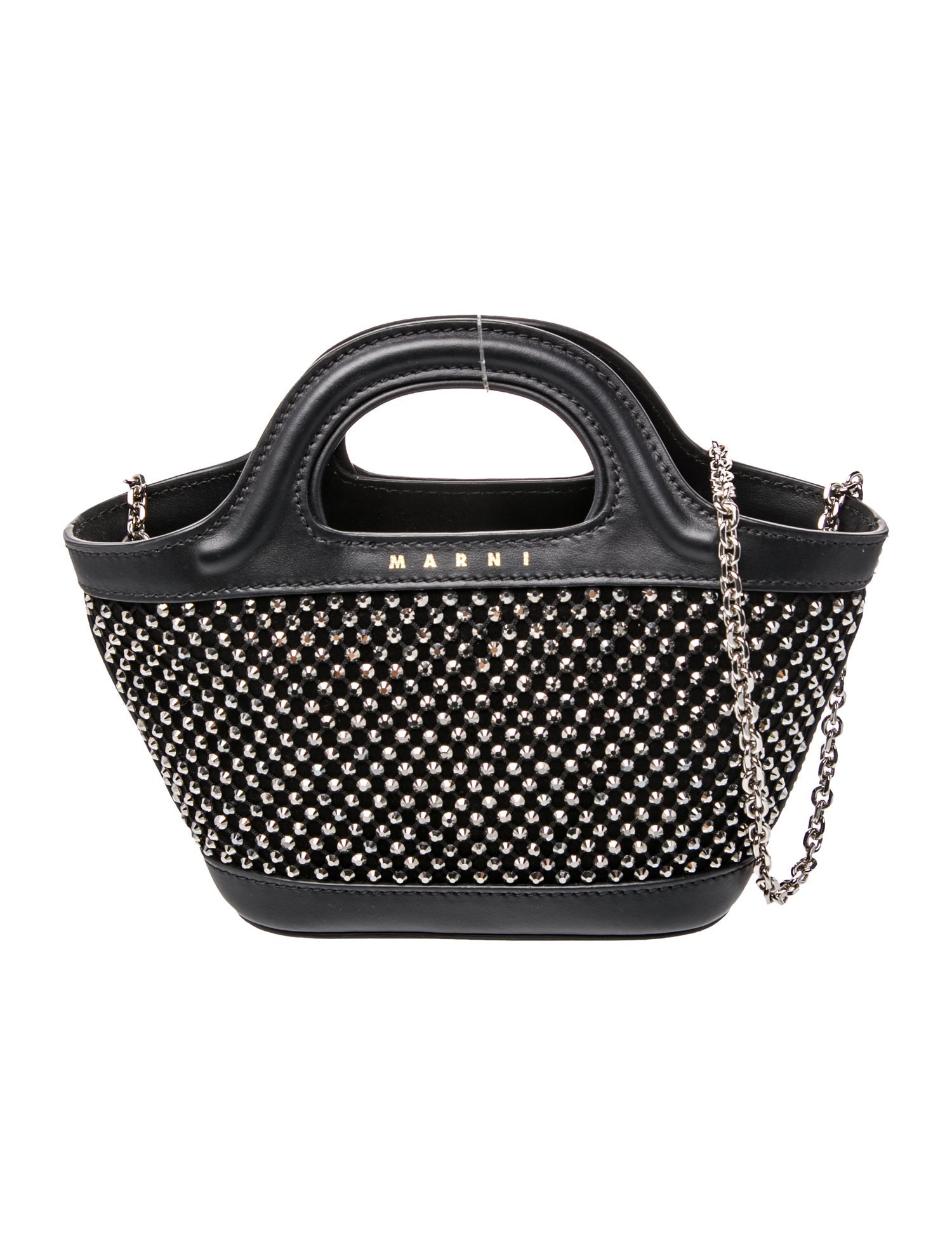 Marni Leather Top Handle Bag