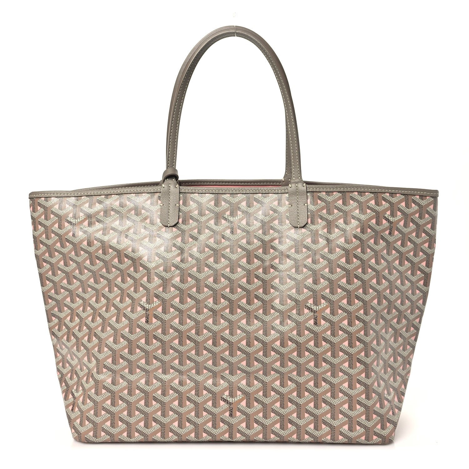 Goyard Goyardine Saint Louis Claire Voie PM Grege Powder Pink