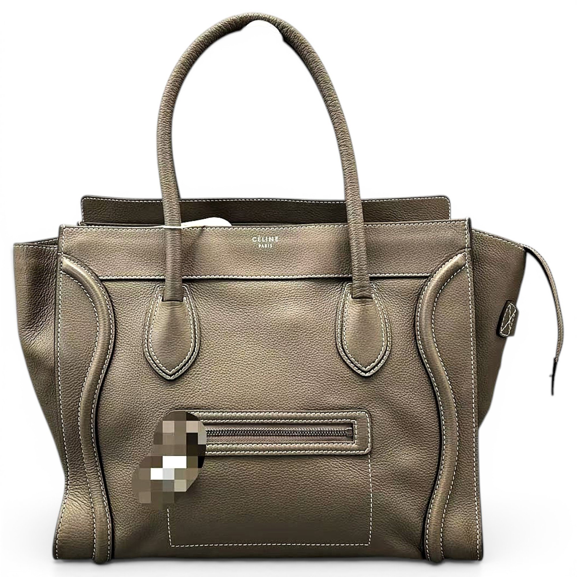 Luggage leather handbag