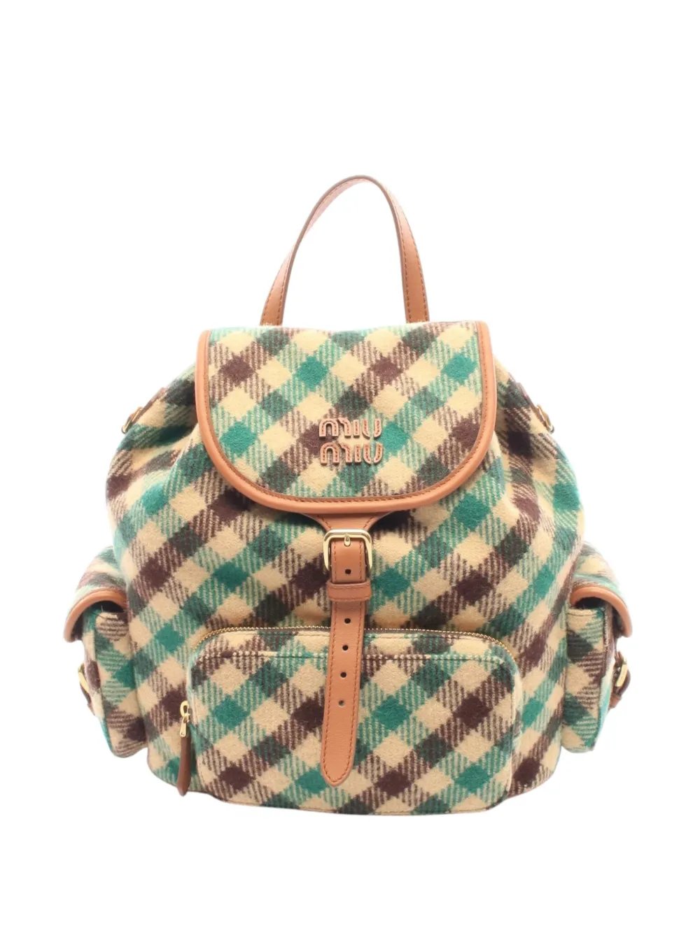 2010-2026 Plaid Wool backpack