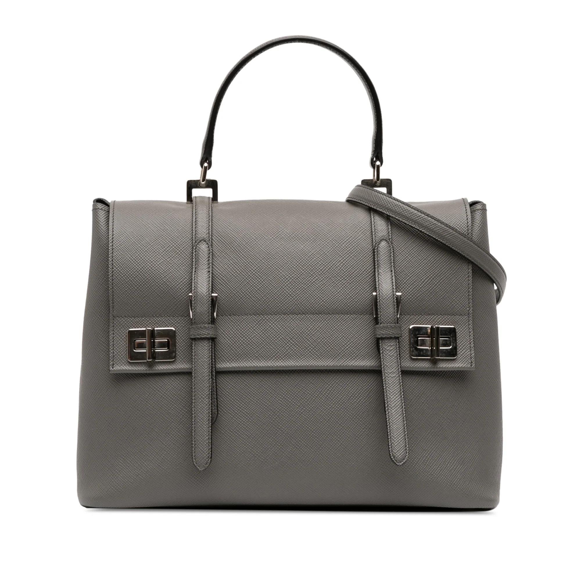 Prada Double leather satchel