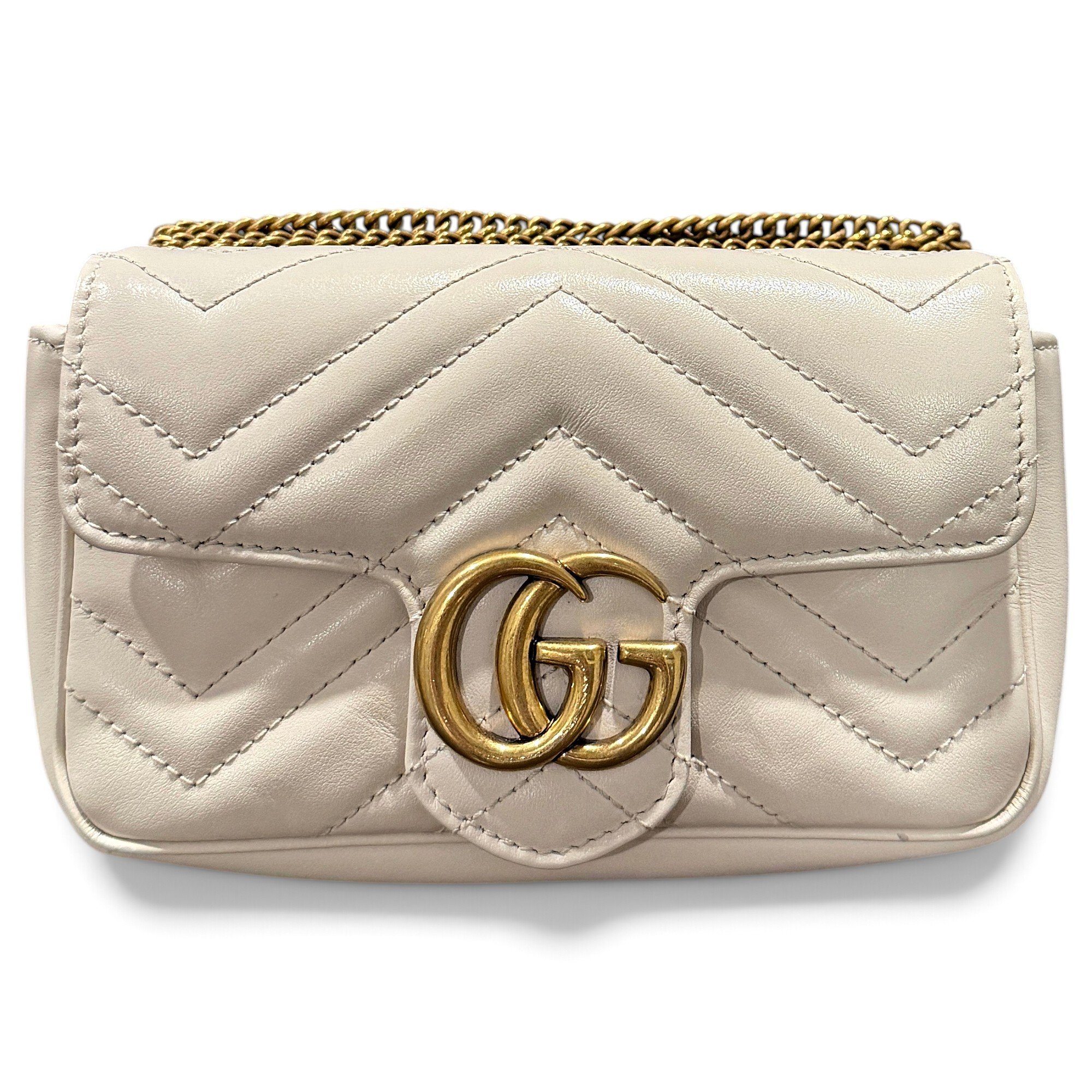 GG Marmont Flap leather mini bag