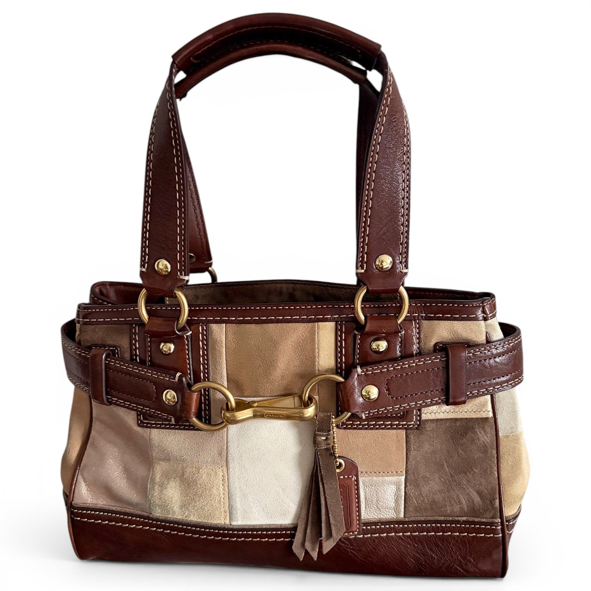 Leather satchel