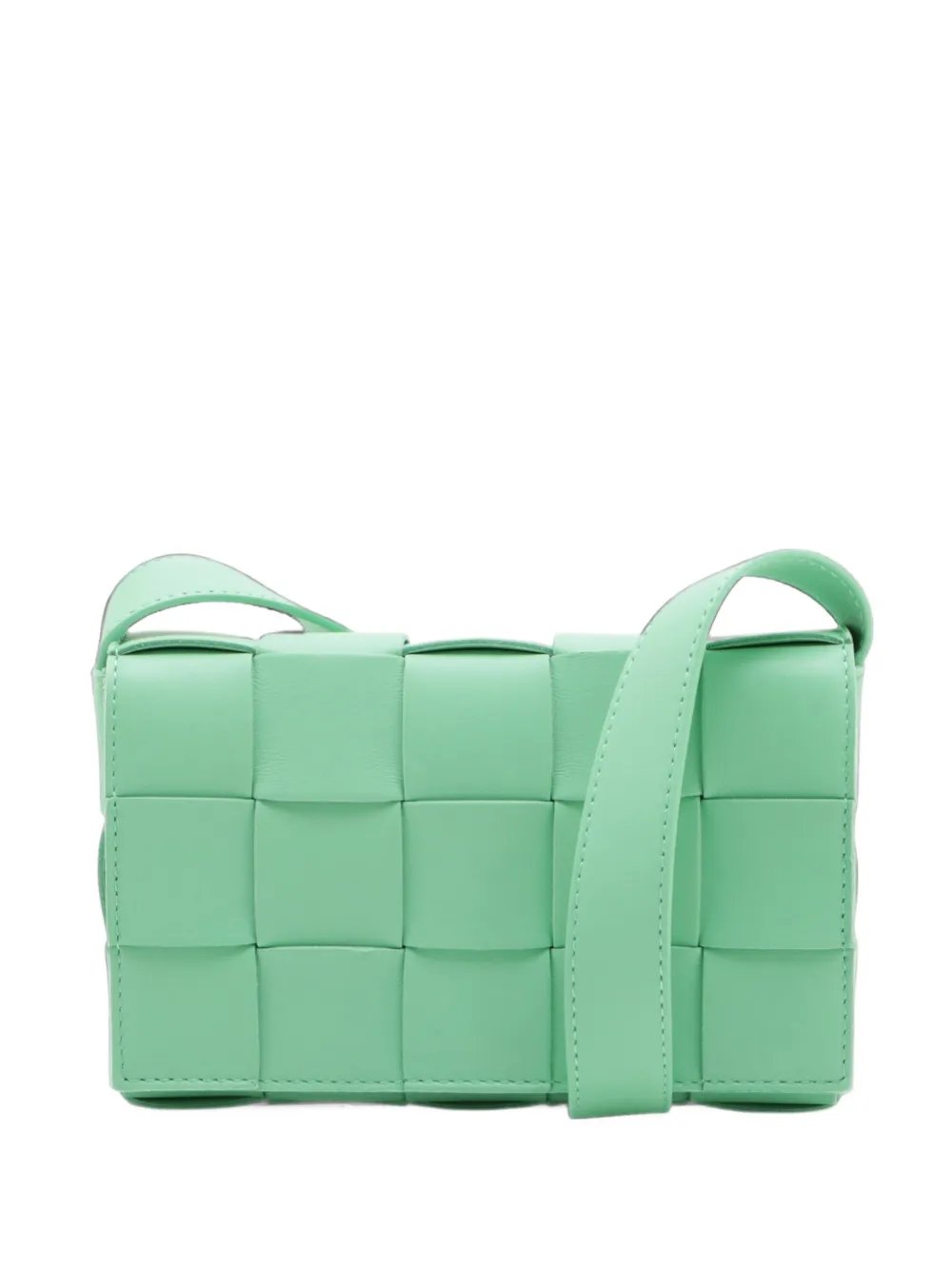 2012-2026 Small Nappa Intrecciato Cassette crossbody bag