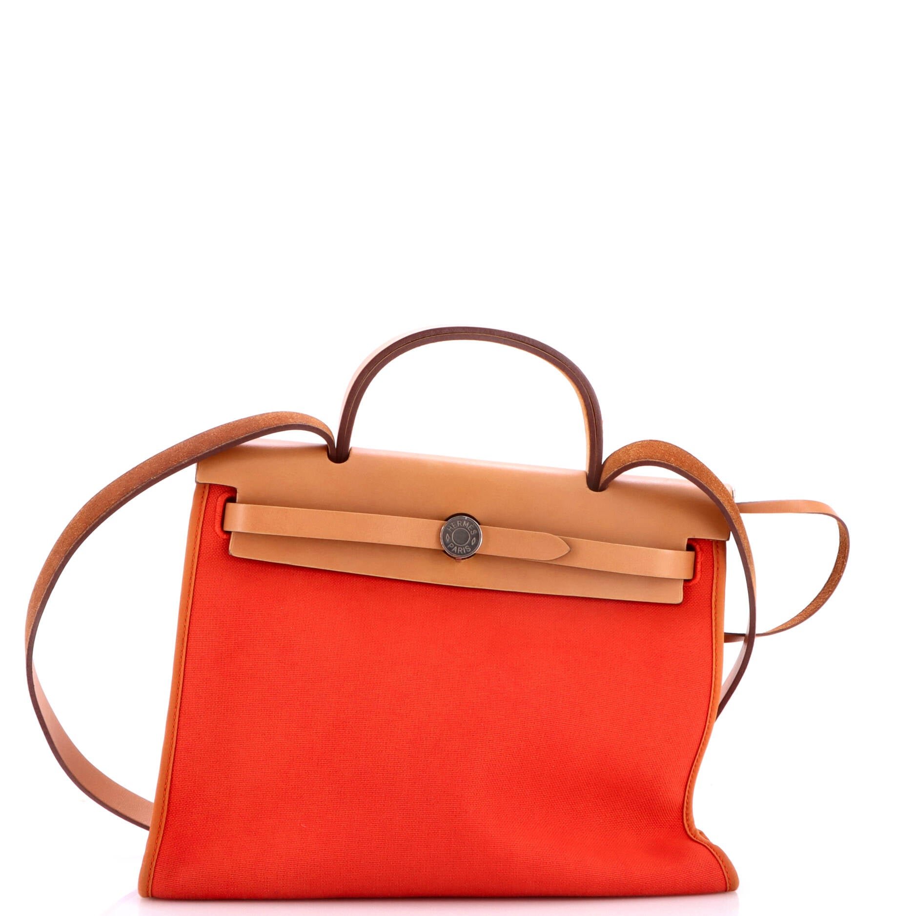 Herbag Zip Leather and Toile 31