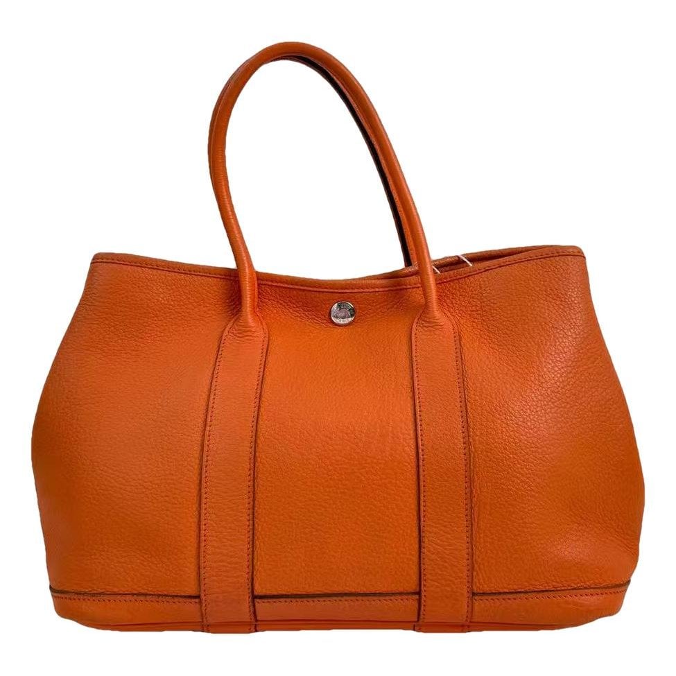 Garden Party leather handbag