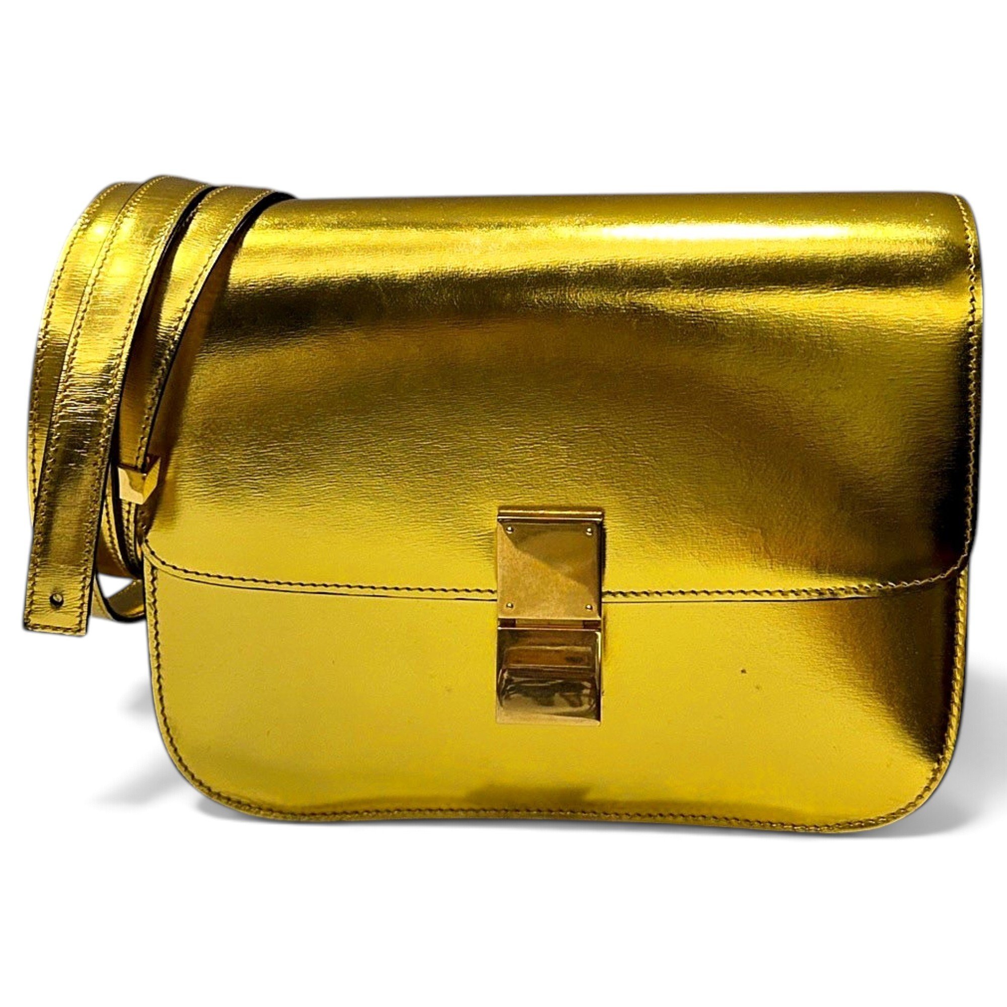 Classic leather crossbody bag