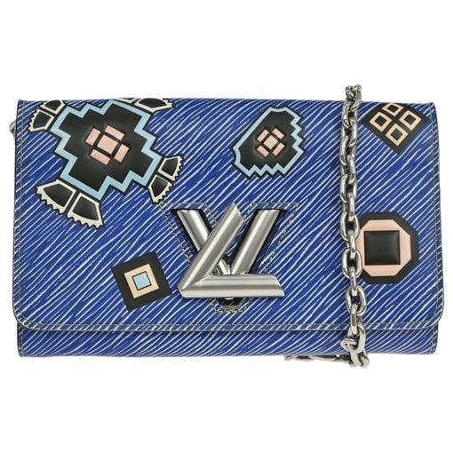 Twist Chain leather handbag
