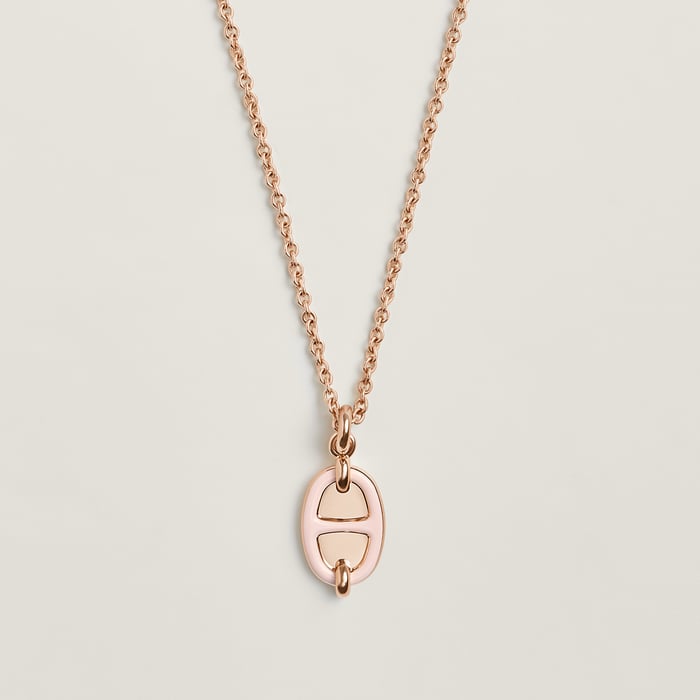Rose Candeur Mini Maillon Pendant, Small Model