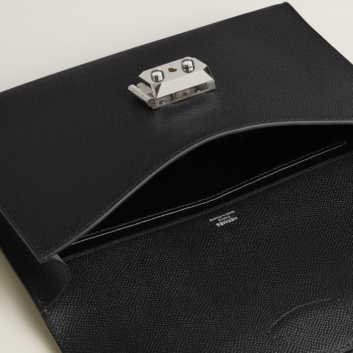 Noir Sac a Depeches 24 Pouch