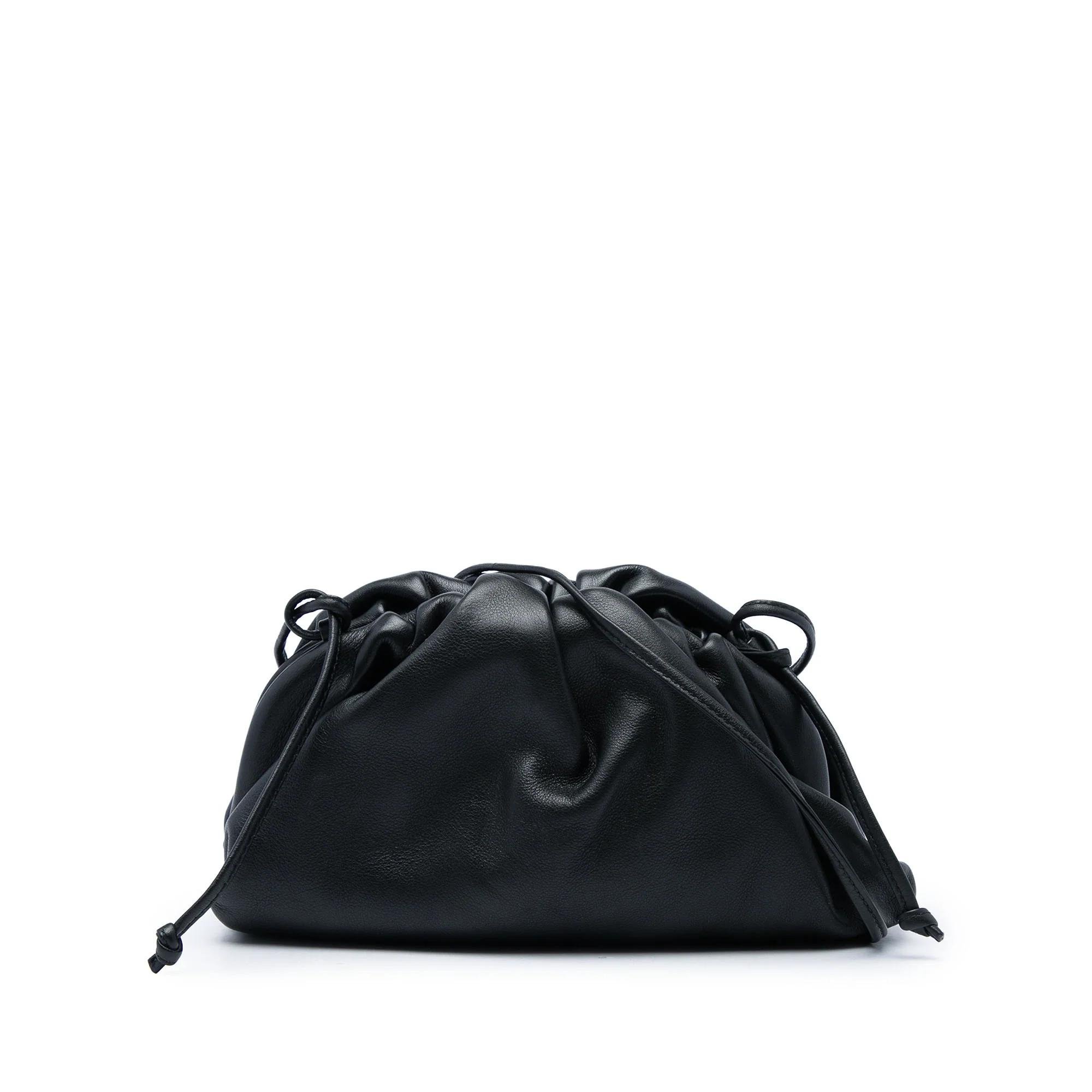 Pouch leather crossbody bag